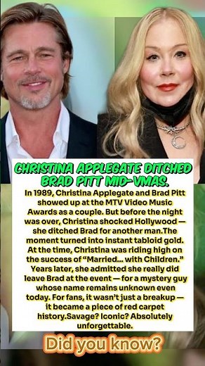Christina Applegate’s Iconic Brad Pitt Breakup Moment