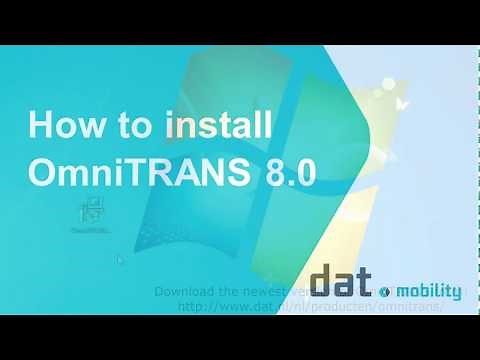 How to install OmniTRANS 8.0