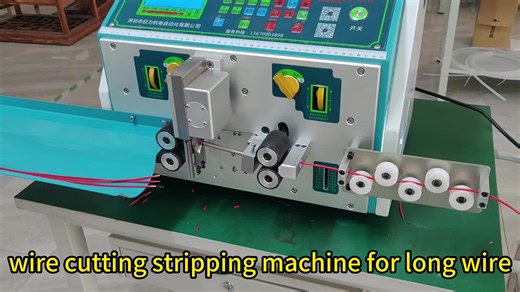Automatic Electric Wire Cutting and Stripping Machine Computer Cable Manufacturing Equipment