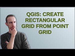 QGIS: Create rectangular grid from point grid