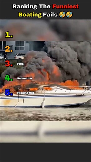 Ranking The Funniest Boating Fails #funny #ranking #viralshorts