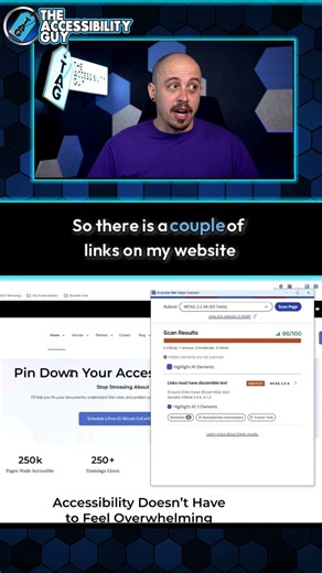 Accessible Web Helper Demo: Scan Any Page in Seconds