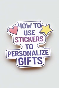 How to Use Stickers to Personalize Gifts: Creative Ideas for a Unique Touch -