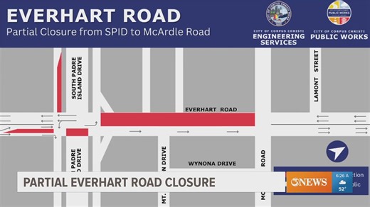 Construction on Everhart Road continues