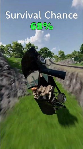 Crash Dummy vs 1000 KM/H 😳 – BBeamNG.drive