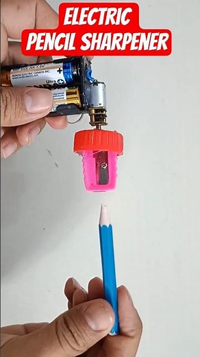 how to make a powerful Electric pencil sharpener