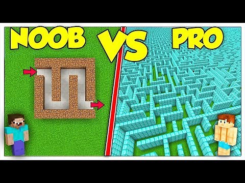 Maze Noob vs. Maze Pro! - Minecraft ITA