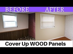 How to Cover Up Wood Panels