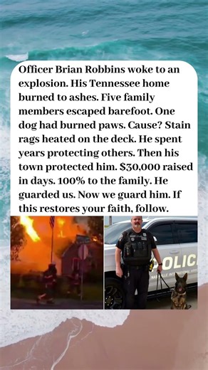 A COP LOST EVERYTHING. HIS TOWN DIDN'T HESITATE.🚓🔥