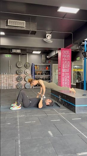 Couple Bench Press Push-Up Challenge 💪❤️ | Extreme Strength + Trust Workout!