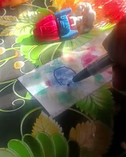 simple birds lover 🔖 bookmark watercolor painting #birdsloverbookmark #birdspainting #simpleart