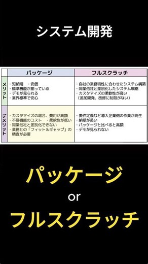 【システム開発】パッケージorフルスクラッチ #ai #ai導入 #ans