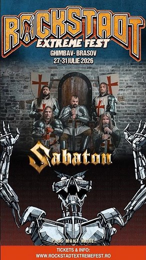 🇷🇴 Vlad the Impaler summons all metalheads to Rockstadt Extreme Fest 2026! 🤘🔥 Get your tickets!