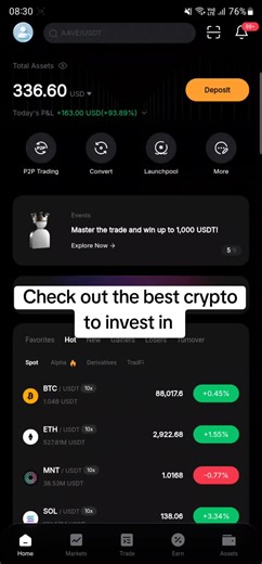 #creatorsearchinsights Best crypto coin to invest in, tutorial guide for beginners. Crypto trading just made easier on all platform (educational purposes) #cryptoinvestment #crypto #cryptotrading #cryptocurrency