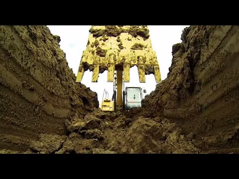 Cat® 311F L RR Excavator at Work Digging and Backfilling