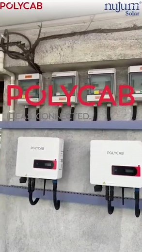 Polycab Solar Inverter Installation | ACDB, DCDB, Cables & Solar Panels Explained