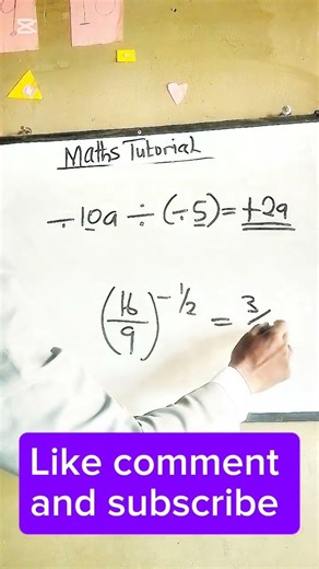 90% Get This Wrong! Negative Signs & Fractional Indices Explained Simply #maths