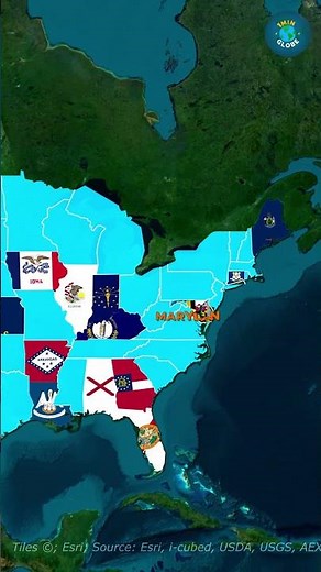 50 USA states 🇺🇸 in Fifty Nifty States Song 🎶