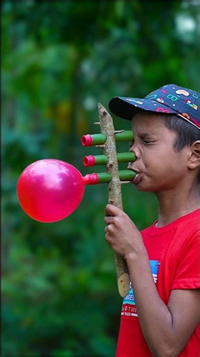 Bamboo Creations with Three Colour Balloon Toys #diy #craft