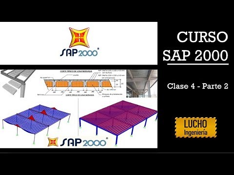 Modelo Losa nervada (1 dirección) | METODO OPTIMIZADO | SAP2000 Clase 4 | Parte 1