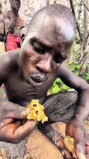 One Fire, One Elder | Hadzabe Tribal Cooking Revealed.#shorts #bowandarrow