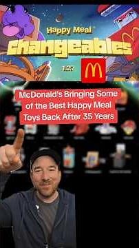 BEST McDonald’s Happy Meal Toys EVER?! 🤯🍟 #mcdonalds #happymeal #toys #fastfood