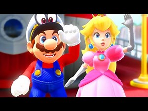 Super Mario Odyssey - Mario vs Peach (Splitscreen Race) - Full Game Walkthrough