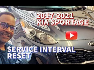 2017-2021 KIA SPORTAGE Service Interval Reset Tips
