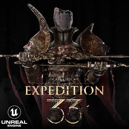 FanArt Mask Keeper "Clair Obscur Expedition 33" , Alice ASSENZA