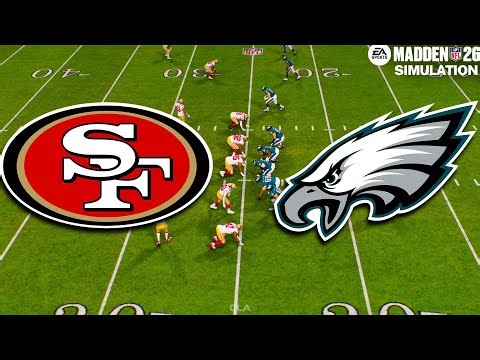 49ers vs Eagles Simulation – NFL Wild Card Playoffs | Madden 26 PS5