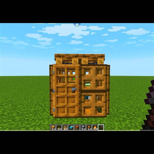 5 Minute Minecraft Starter House Tutorial! ⏱️#minecraft #gaming #shorts