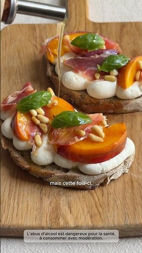 A sweet and savory tartine with whipped ricotta #easyrecipe