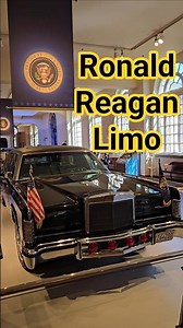 Ronald Reagan limo he got into when he was almost assassinated by John Hinkley HENRY FORD Museum