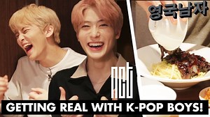 Mark and Jaehyun from NCT 127 introduced us to some of their favourite Korean-Chinese food! 😍🥢 | 영국남자 Korean Englishman