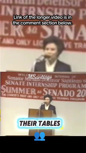 Sen. Miriam Defensor Santiago's Tribute to Juan Flavier
