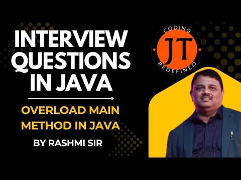 Overload main() in Java Like a Pro | Java Interview Trick Question