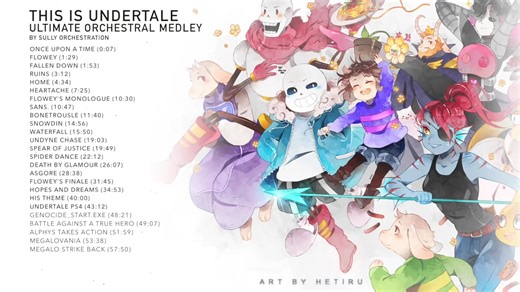 【UNDERTALE/传说之下】1小时震撼人心的史诗级UNDERTALE remix 好听哭！！