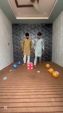 “Smashing Balloons with Your Foot! Fun Challenge with a Dice!”