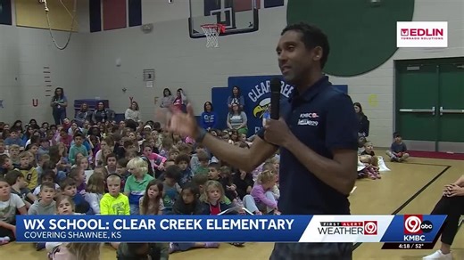 Weather safety lessons at Clear Creek Elementary