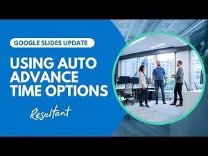 How to Use Auto Advance Time Options In Google Slides
