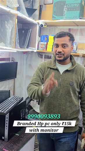 BRANDED HP original PC + MONITOR COMBO Only ₹15,000 | smart beast computronics #shorts #pc #computer