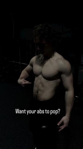 Want your abs to pop? Give this a try #abworkout #gymtips #coreworkout #trainingtips