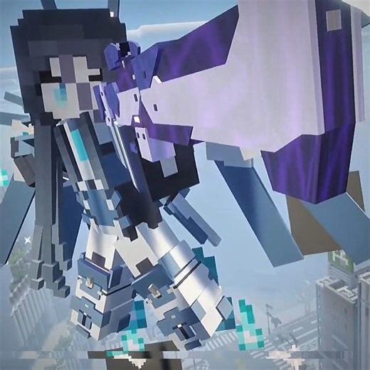 Arisu mecha Blue Archive Minecraft mod #minecraft #bluearchive #minecraftshorts #minecraftmod #games