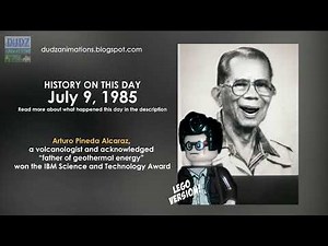 On This Day - July 9, 1985 - Arturo Alcaraz, volcanologist won the IBM Science & Technology Award