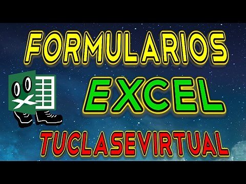 Formularios en Excel 2016