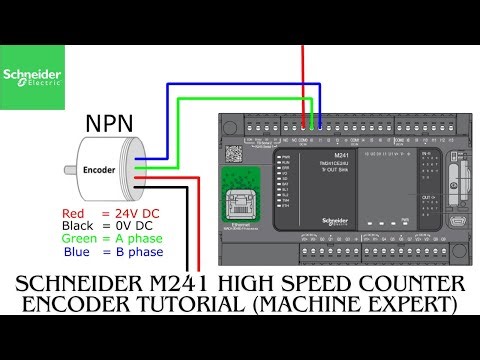 How to Use an Encoder with Schneider M241 PLC – High Speed Counter (HSC) Tutorial