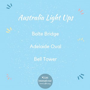 Australia lights up for CDH Awareness! https://cdhi.org/2024lightups/ #CDH #CDHAwareness #CongenitalDiaphragmaticHernia #CDHAwarenessMonth #April19 #CDHLightUp2024 #CDHCharity #PediatricSurgery #GlobalSurgery #RareDisease #PatientAdvocacy #Donate | CDH International - The Global Congenital Diaphragmatic Hernia Charity
