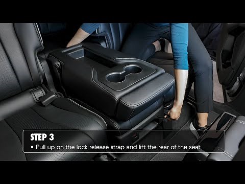 2024 MDX How To Remove and Reinstall the Center Second-Row Seat