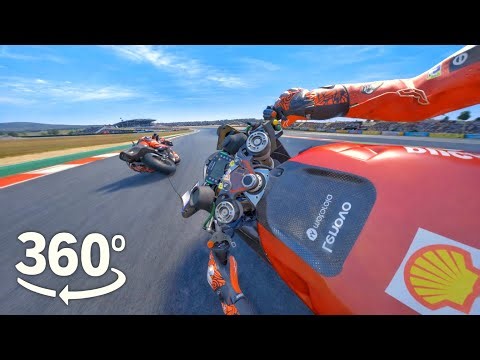 VR Motorbike Racing POV: Full Race [360° 4K]