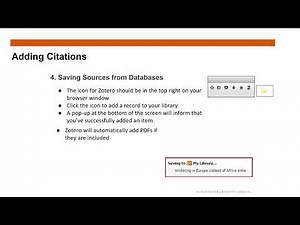 Zotero in Systematic review searching